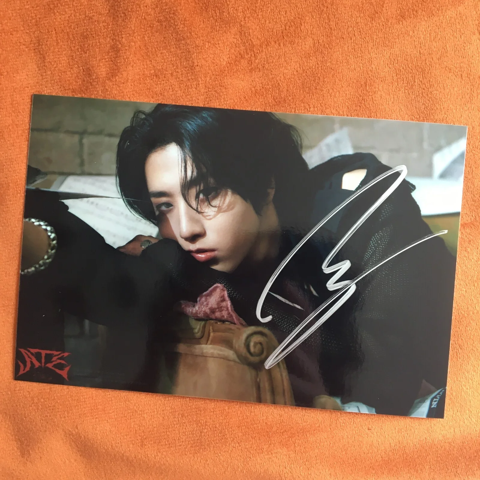 Stray Kids SKZ HAN Photo ATE Autographed Signed K-POP Collection 4*6 2024, image 3