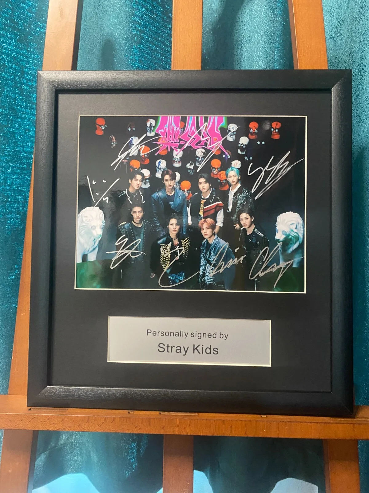 楽 STAR STRAY KIDS SKZ Photo Poster 8*10 Autographs SIGNED K-POP COLLECTION 2024, изображение 2