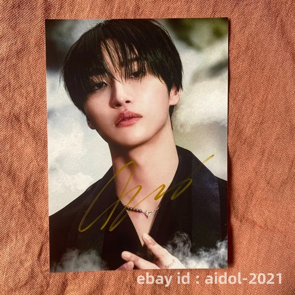 ATEEZ Seonghwa Autographed Photo Golden Hour Part4 5*7 K-POP Collection 2026B, изображение 3