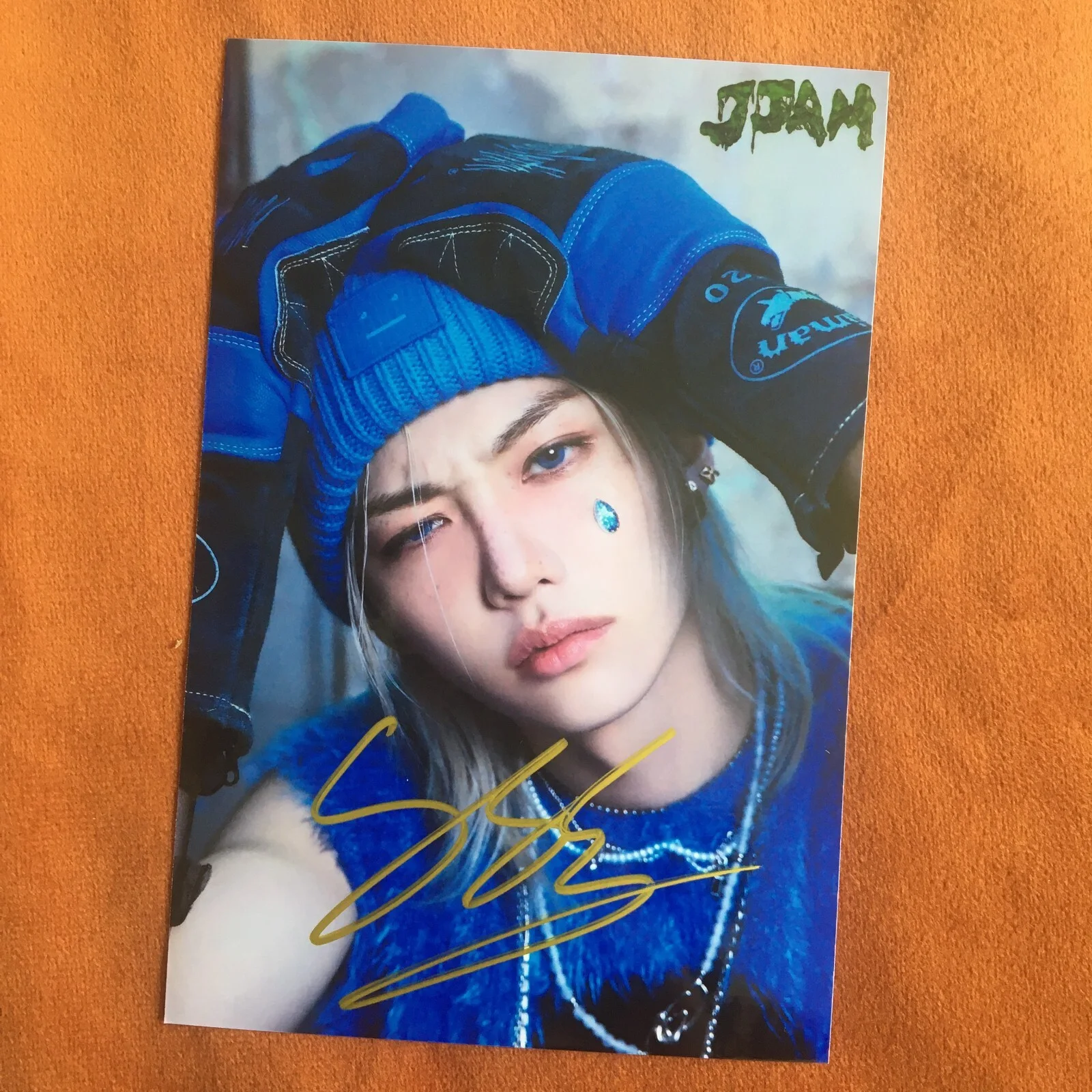 Stray Kids FELIX Felix Photos JJAM Autographed Signed K-POP Collection 4*6 2024, изображение 3