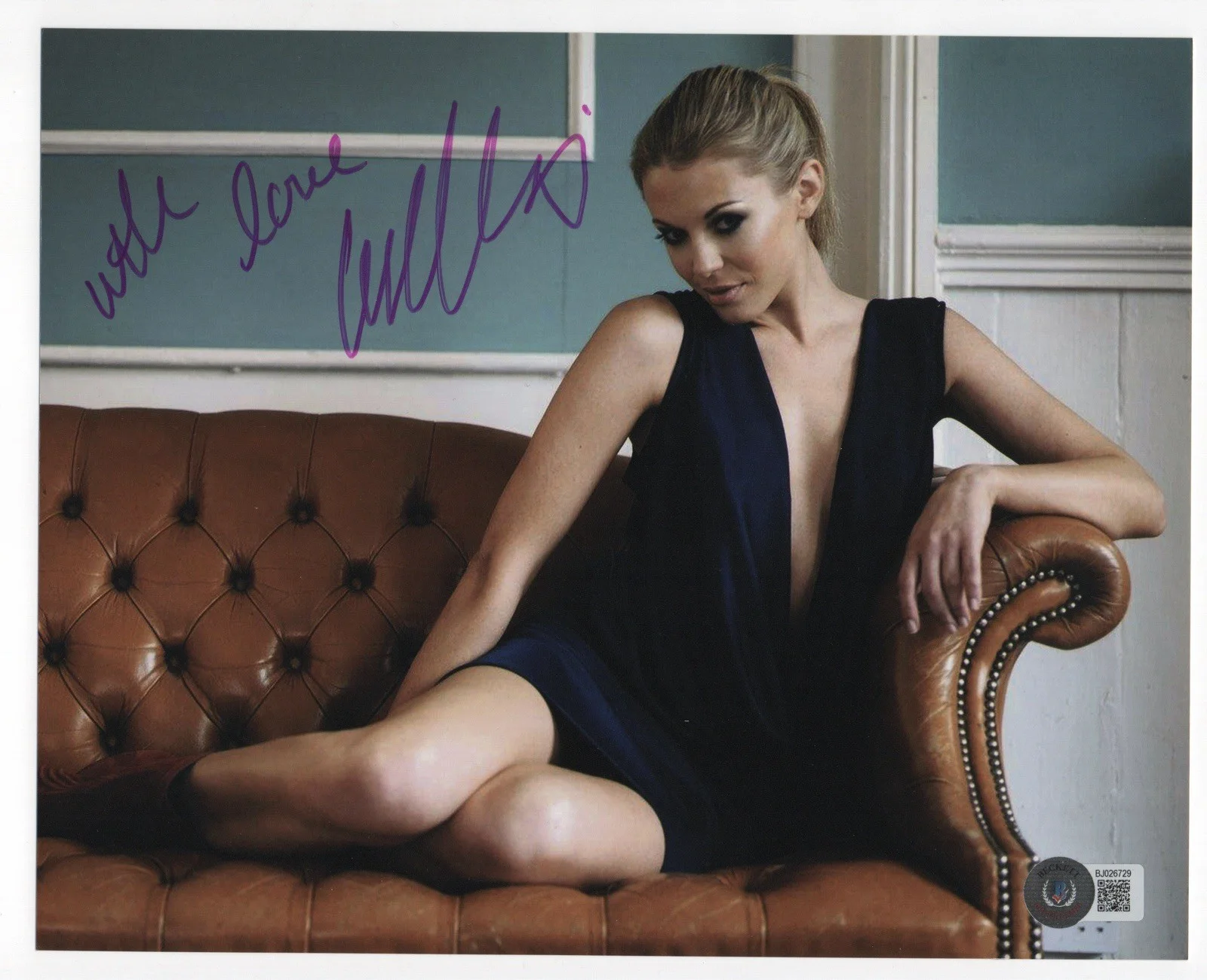 Kelly Adams — Kelly Adams autographed signed 8x10 photo Beckett BAS COA Sexy Hot Hustle Emma