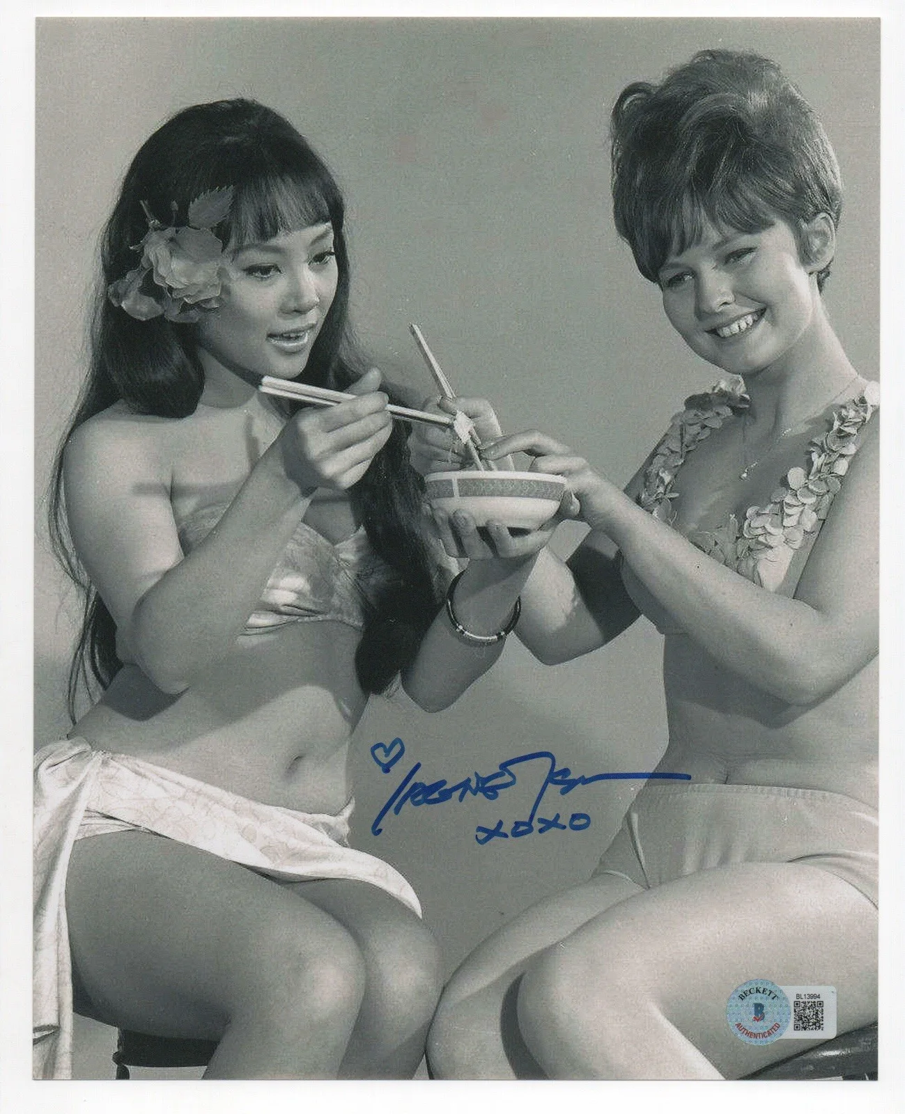 Irene Tsu — Irene Tsu autographed signed 8x10 photo Beckett BAS COA Sexy Hot Star Trek Elvis
