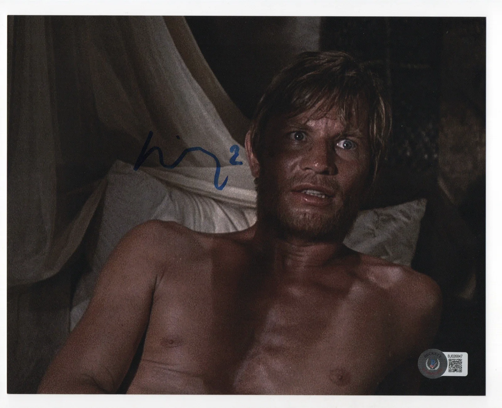 Michael York — Michael York autographed signed 8x10 photo Beckett BAS COA Logan’s Run Logan 6