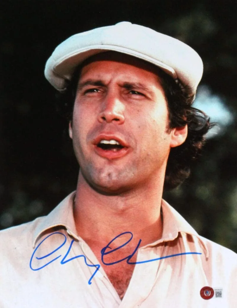 Chevy Chase — Chevy Chase Autographed 11x14 Caddyshack-Beckett W Hologram *Blue, изображение 4
