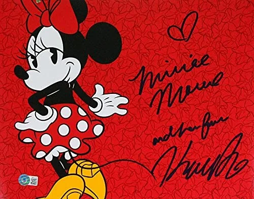 Kaitlyn Robrock — Kaitlyn Robrock Signed Minnie Mouse 11x14 w/Insc.-Beckett W Hologram *Blue, изображение 3