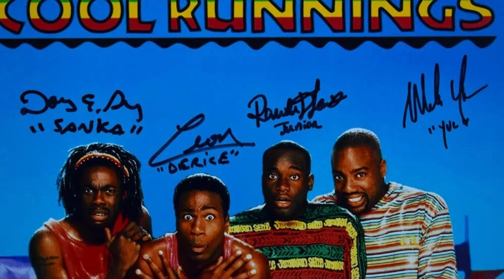 Rawle D. Lewis, Doug E. Doug, Just Leon, amp, Malik Yoba — Lewis, Doug, Leon & Yoba Signed 18x12 Photo Autographed 18X12 Cool Runnings-JSAW, изображение 5