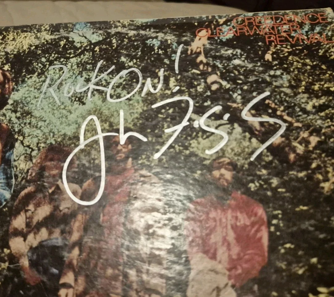 CCR John Fogerty Signed Autographed Lp Green River Creedence Clearwater Revival, image 2