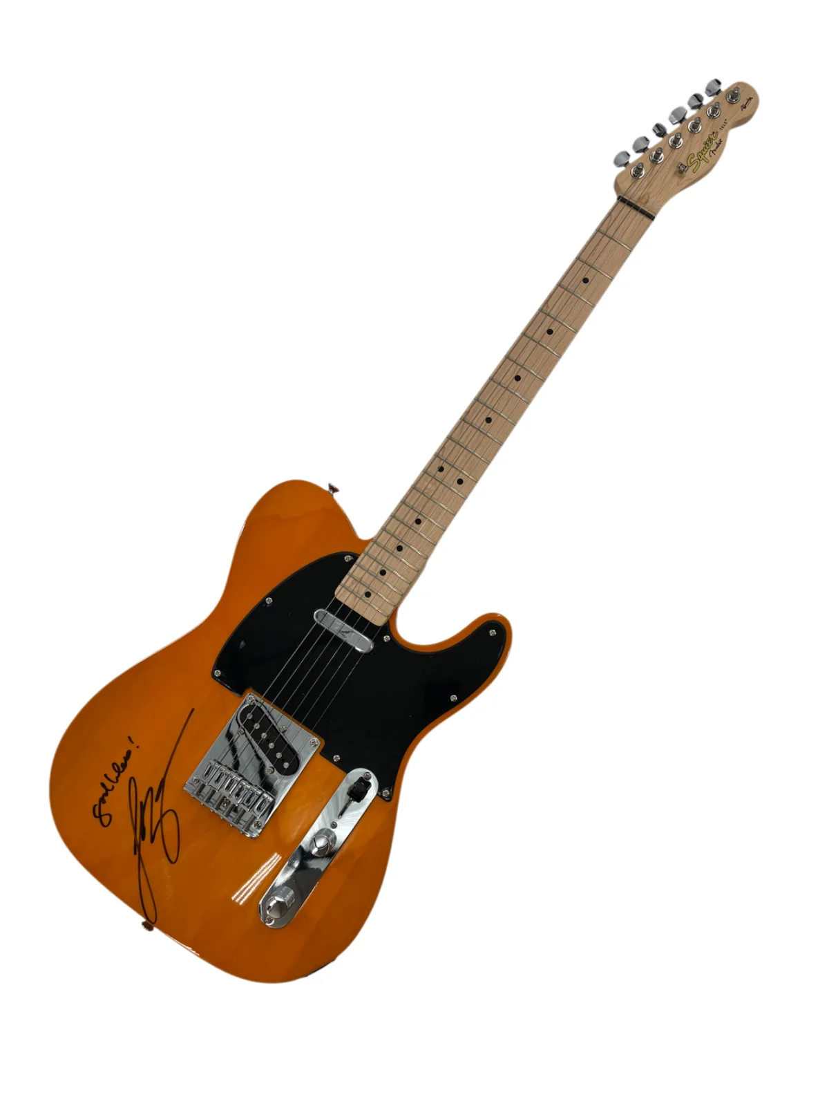 Luke Bryan Signed Autographed Inscribed Guitar BAS COA, image 2