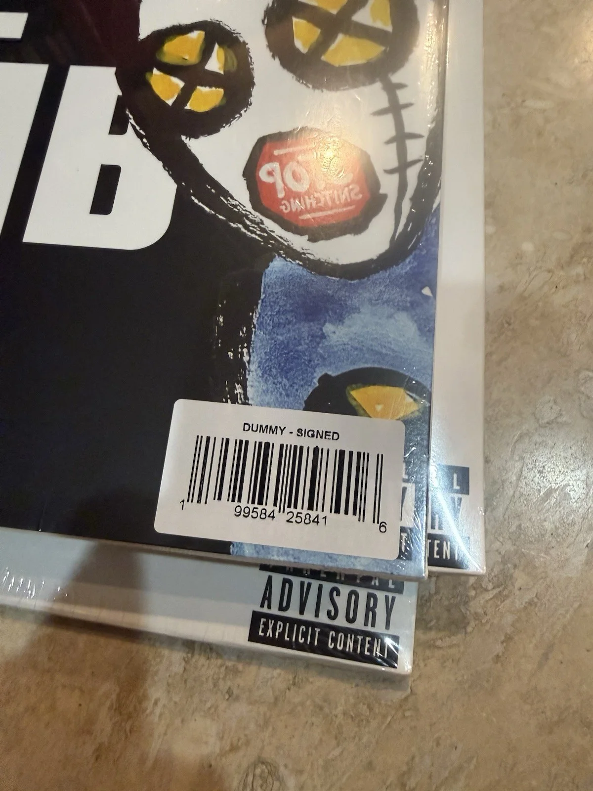 DUMMY SIGNED 2 DISC VINYL LP SIGNED INSERT BY ASAP ROCKY DONT BE DUMB IN HAND, image 3