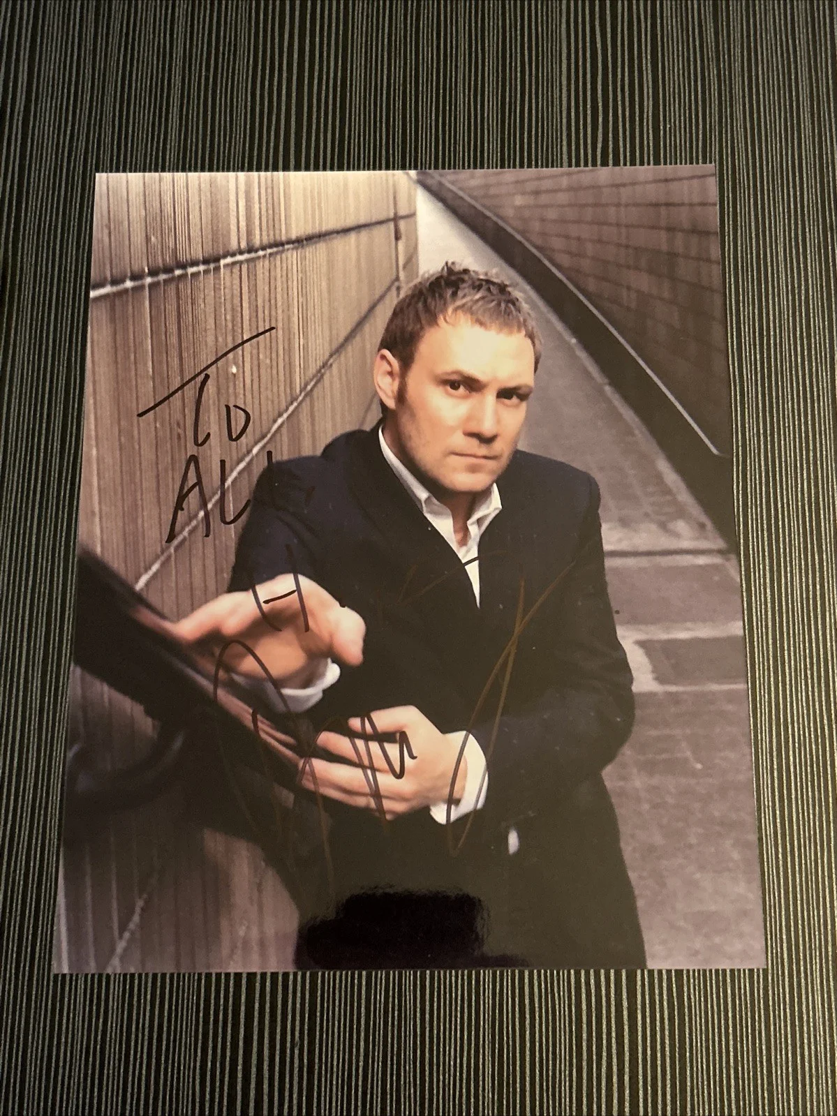 DAVID GRAY BRITISH SINGER SONG WRITER SIGNED AUTOGRAPHED 8x10 PHOTO A, изображение 2