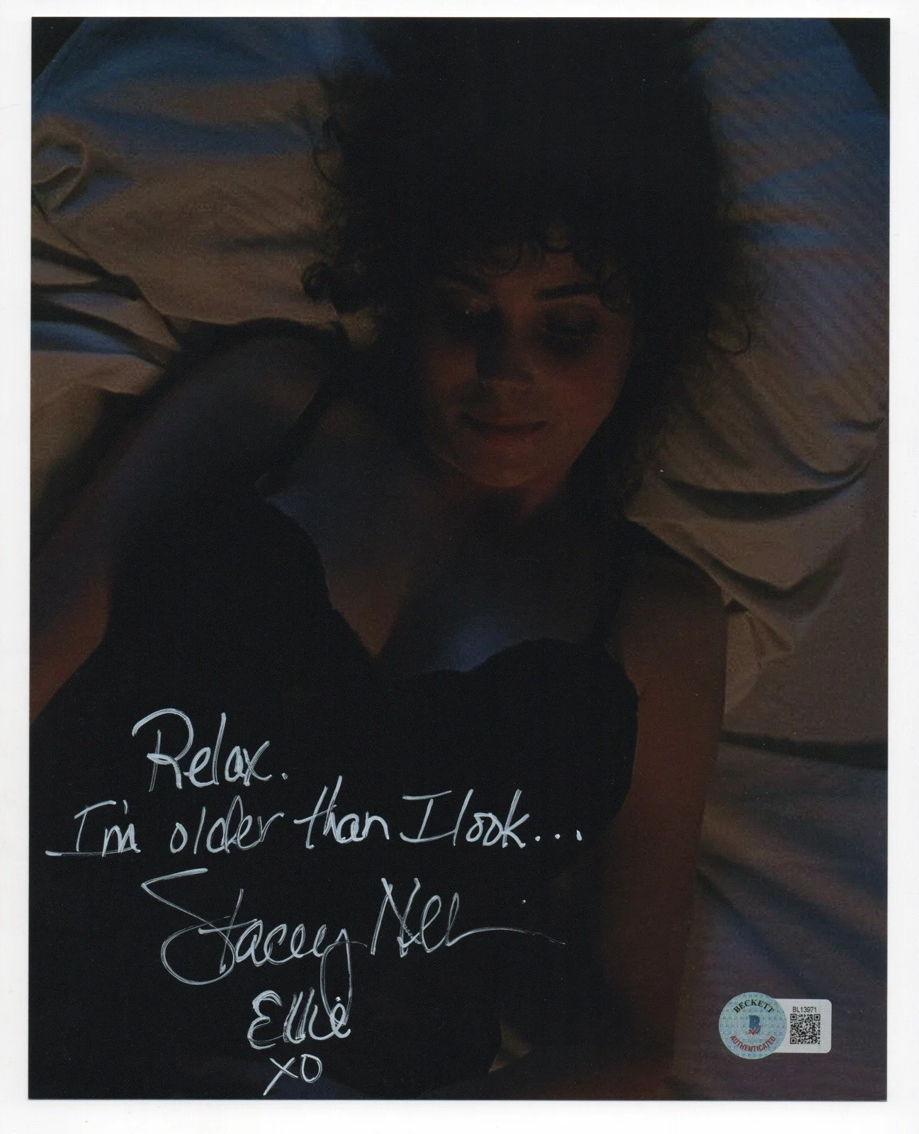 Stacey Nelkin — Stacey Nelkin autographed signed 8x10 photo Beckett BAS COA Sexy Hot Halloween