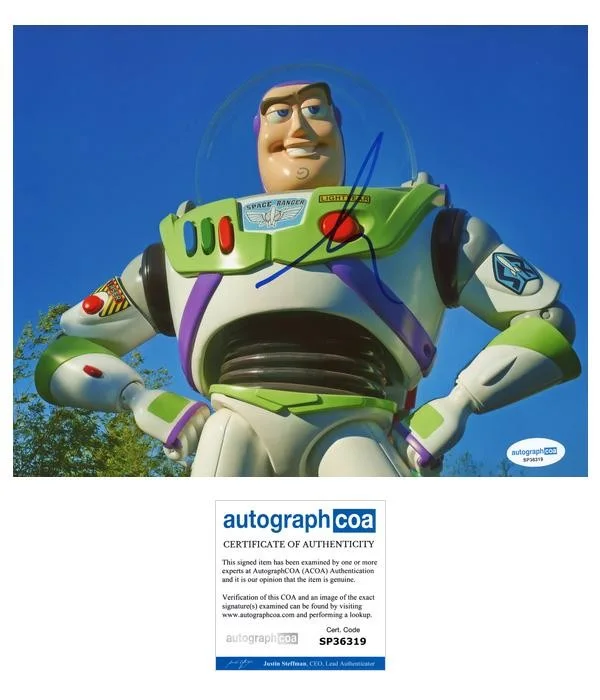 Tim Allen — Tim Allen "Toy Story" AUTOGRAPH Signed 'Buzz Lightyear' 8x10 Photo ACOA