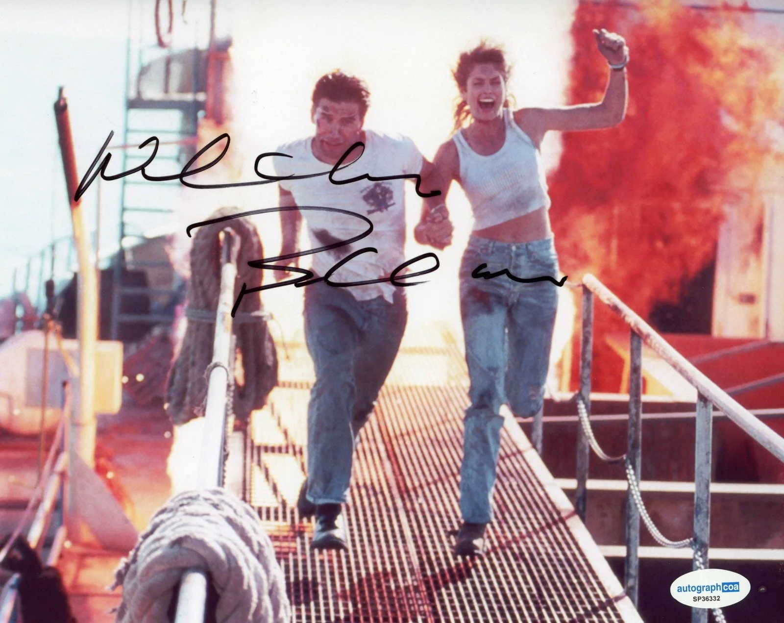 William Baldwin — William Baldwin "Fair Game" AUTOGRAPH Signed 'Max Kirkpatrick' 8x10 Photo ACOA, image 2