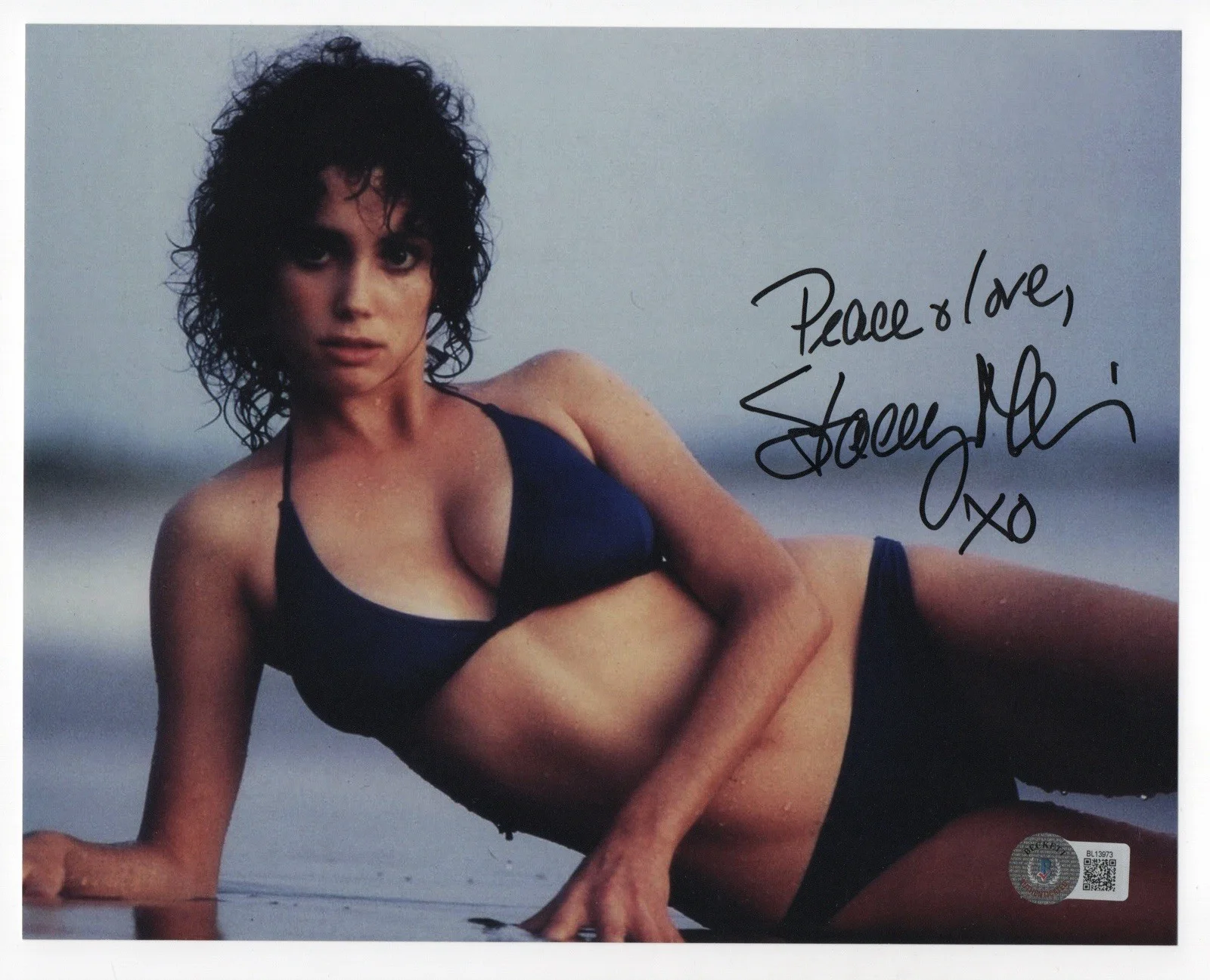 Stacey Nelkin — Stacey Nelkin autographed signed 8x10 photo Beckett BAS COA Sexy Hot Halloween