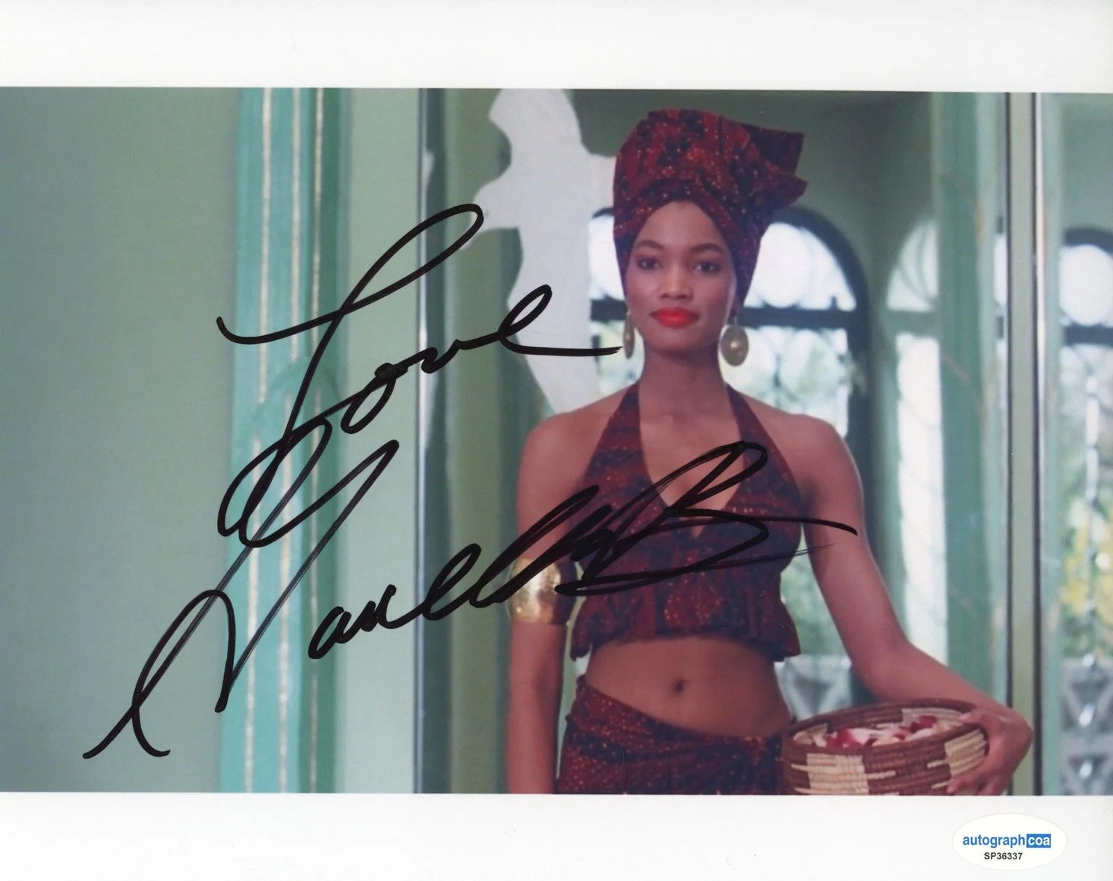 Garcelle Beauvais — Garcelle Beauvais "Coming to America" AUTOGRAPH Signed 'Rose Bearer' 8x10 Photo, image 2