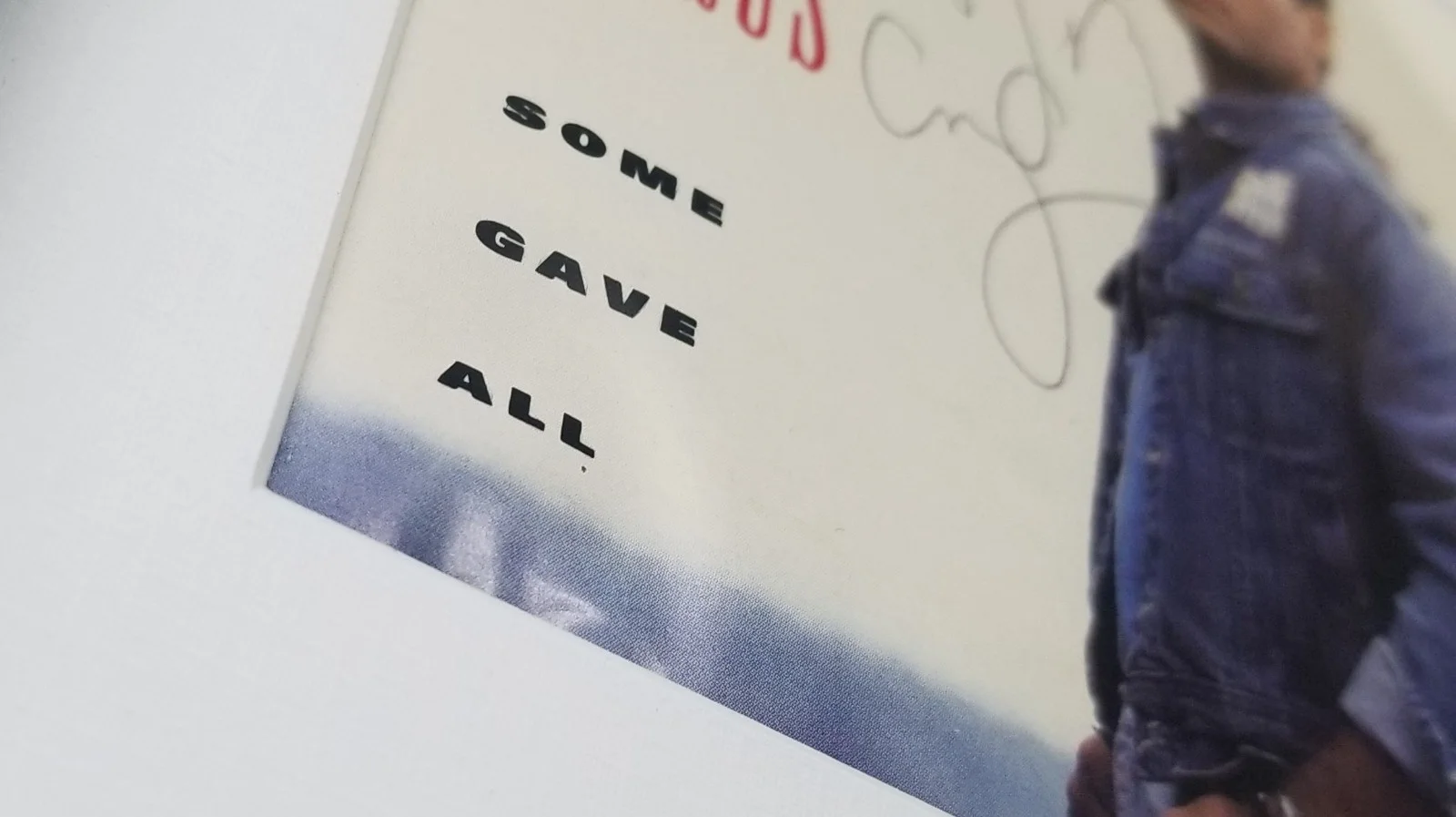 Billy Ray Cyrus hand SIGNED Some Gave All CD Framed Display COA Hannah Montana, image 3
