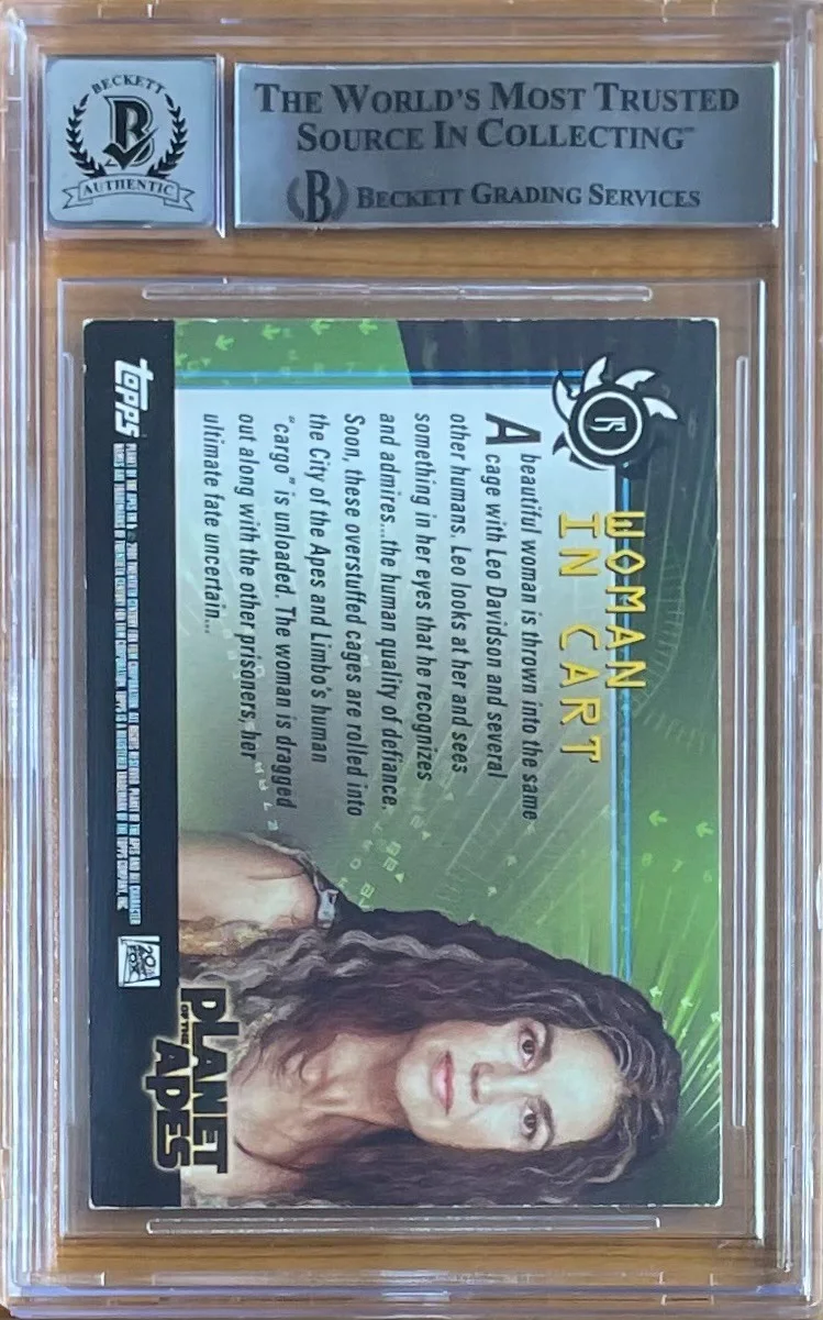 LINDA HARRISON — LINDA HARRISON SIGNED w/ LUNA 2001 PLANET OF THE APES MOVIE BAS BGS 10 AUTOGRAPH, изображение 2