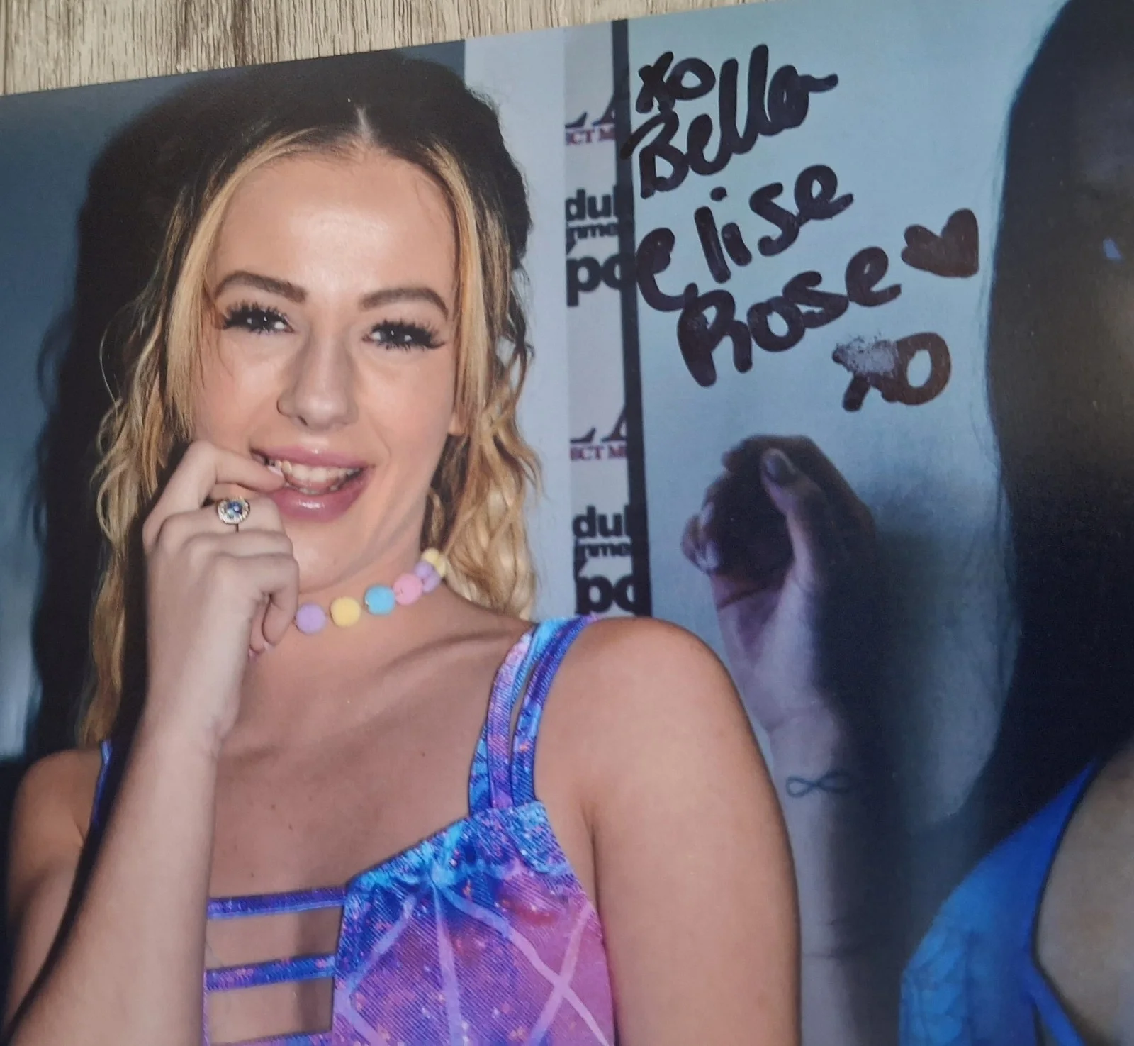 BELLA ELISE ROSE Signed 8x12" Original PHOTO #1 - Stunning Blonde, image 2