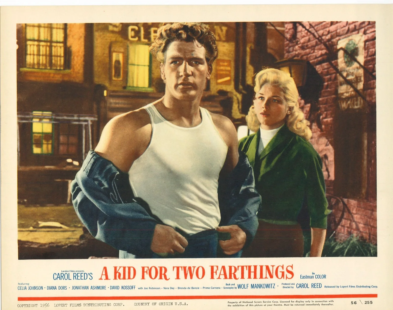 Kid for Two Farthings 8x ORIGINAL US Lobby Cards Diana Dors Carol Reed 1955, изображение 3