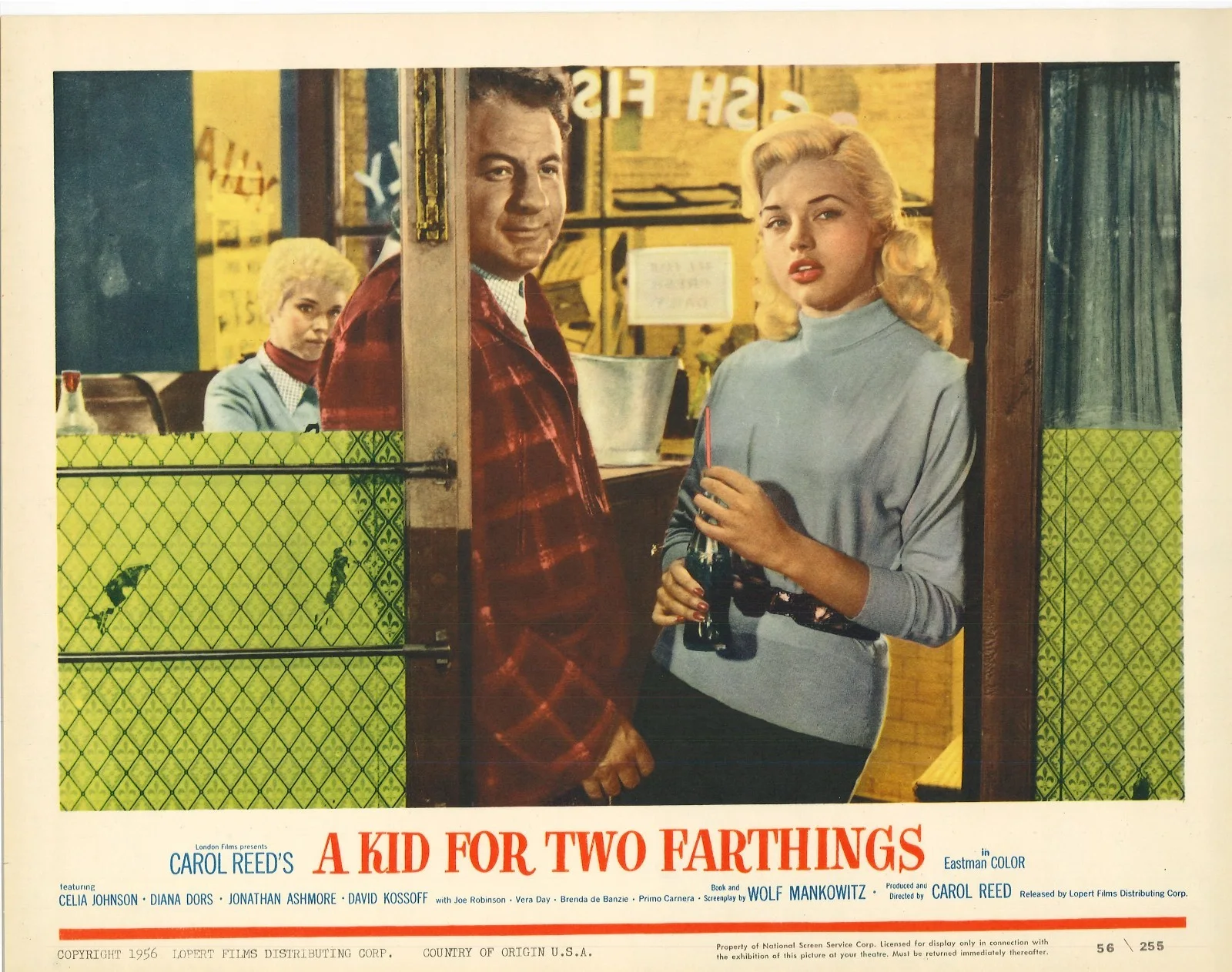 Kid for Two Farthings 8x ORIGINAL US Lobby Cards Diana Dors Carol Reed 1955, изображение 4