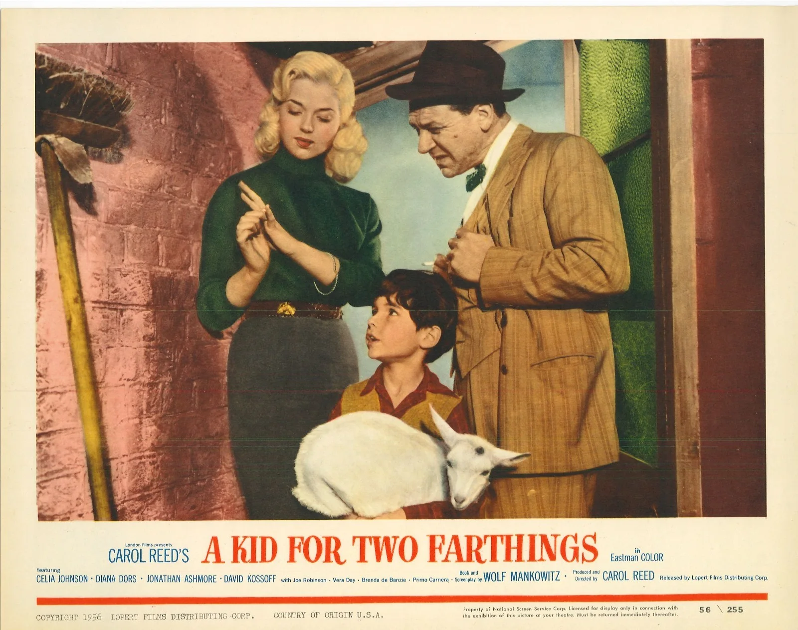 Kid for Two Farthings 8x ORIGINAL US Lobby Cards Diana Dors Carol Reed 1955, изображение 5