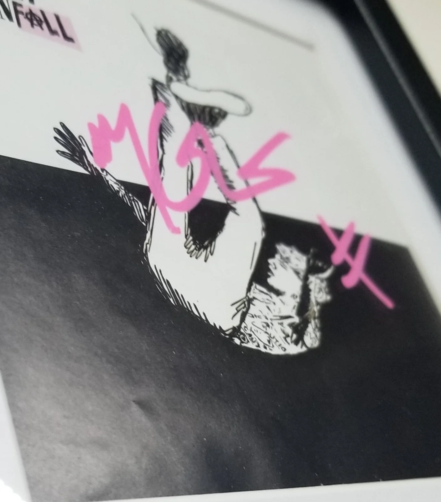 Machine Gun Kelly MGK SIGNED Tickets To My Downfall CD Framed Display JSA COA, image 2