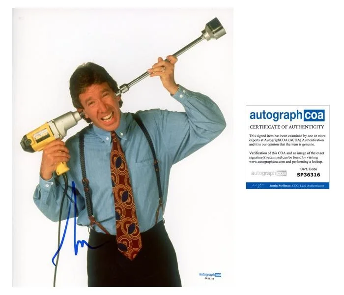 Tim Allen — Tim Allen "Home Improvement" AUTOGRAPH Signed 'Tim Taylor' 8x10 Photo ACOA
