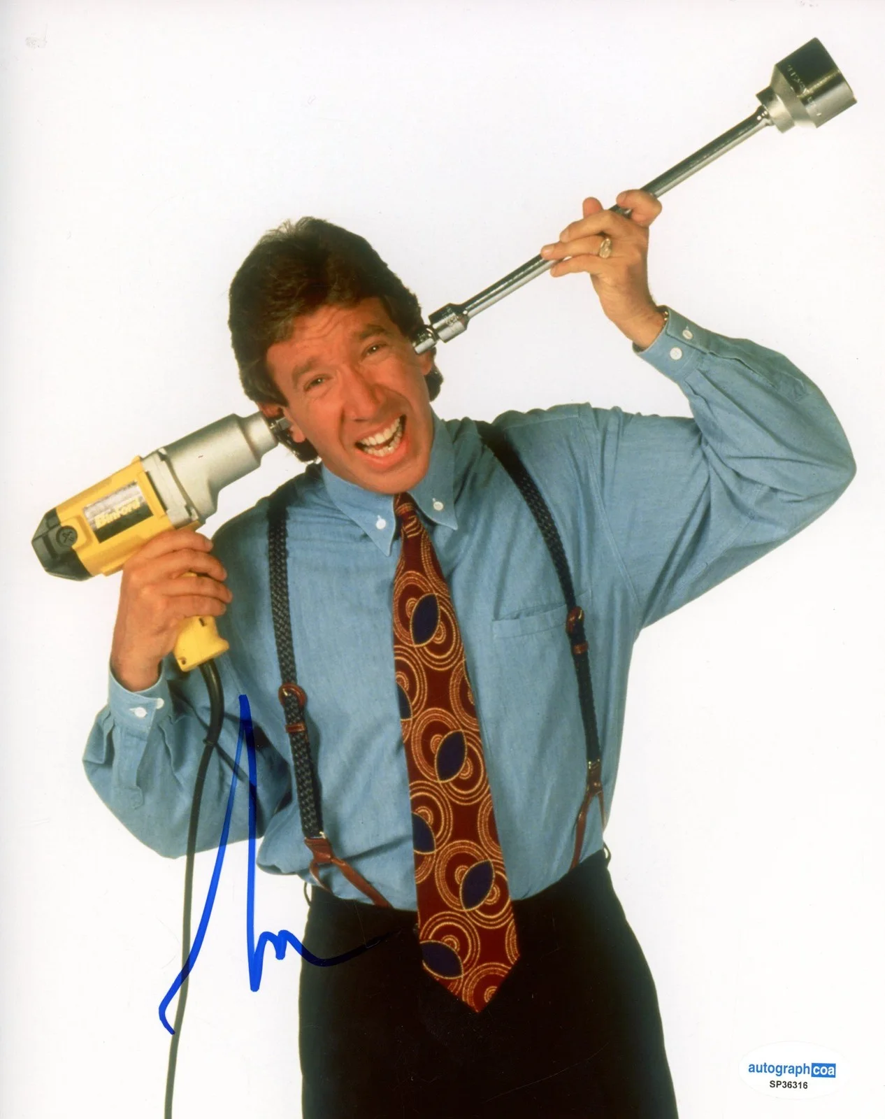 Tim Allen — Tim Allen "Home Improvement" AUTOGRAPH Signed 'Tim Taylor' 8x10 Photo ACOA, изображение 2