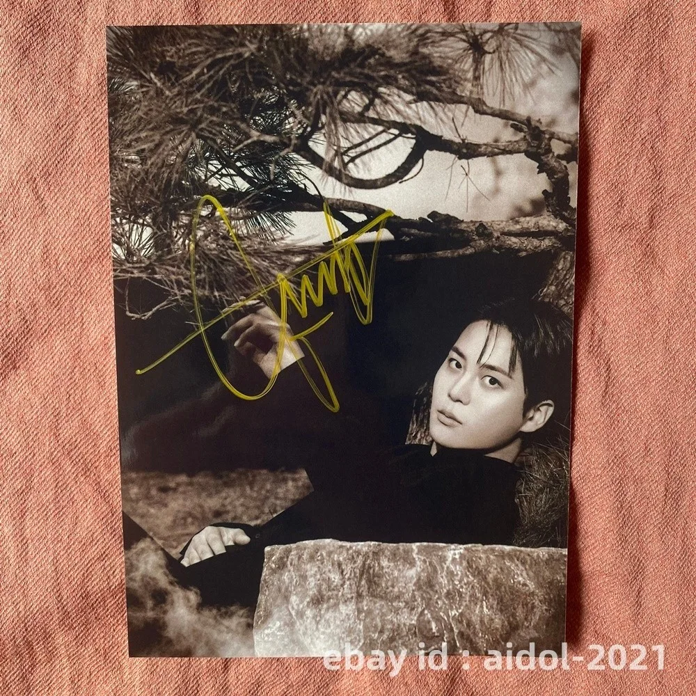 ATEEZ Jongho Autographed Photo Golden Hour Part4 5*7 K-POP Collection 2026, image 4