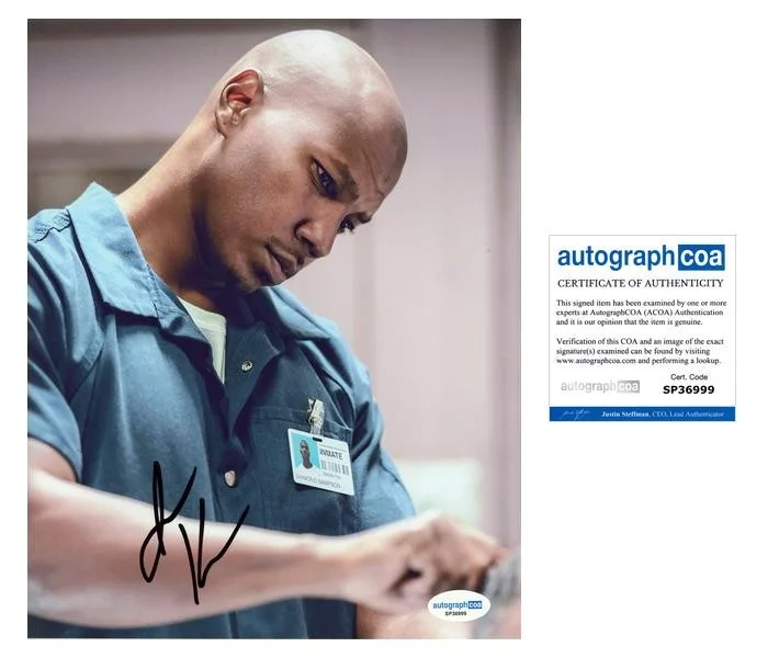 Isaac Keys — Isaac Keys "Power Book IV: Force" AUTOGRAPH Signed 'Diamond' 8x10 Photo ACOA