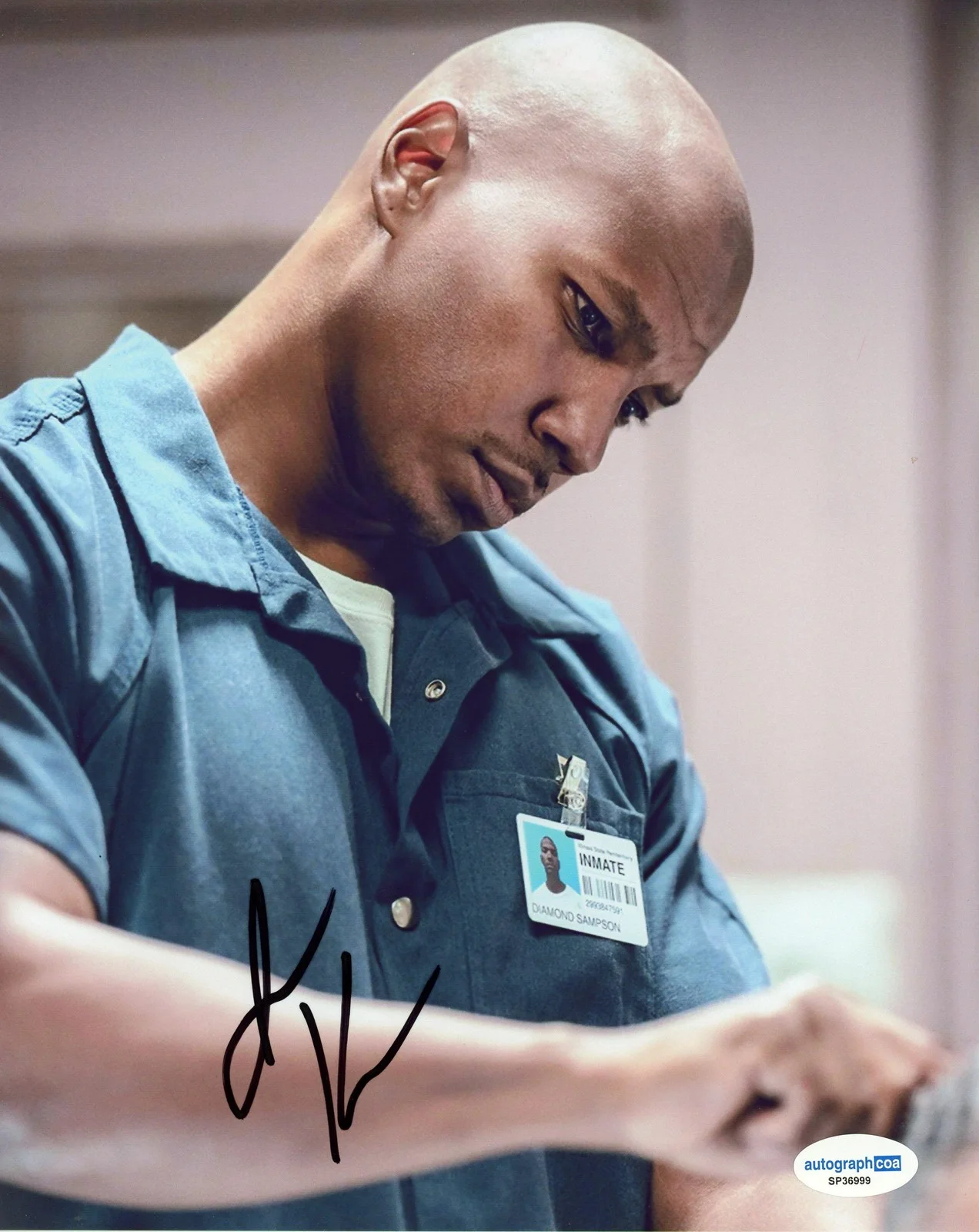 Isaac Keys — Isaac Keys "Power Book IV: Force" AUTOGRAPH Signed 'Diamond' 8x10 Photo ACOA, image 2