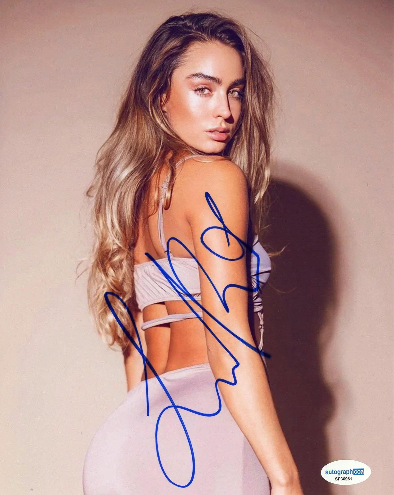 Sommer Ray — Sommer Ray AUTOGRAPH Signed Model Fitness Influencer 8x10 Photo B ACOA, изображение 2