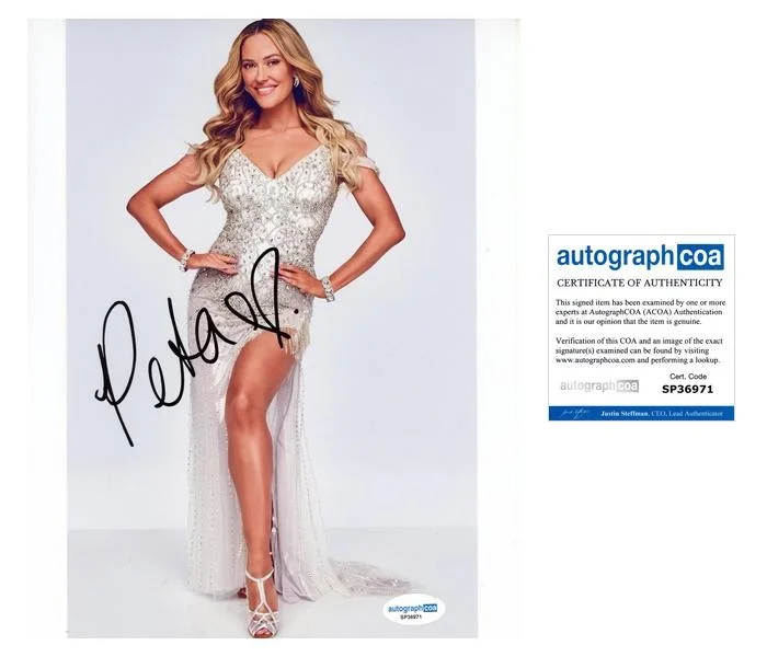 Peta Murgatroyd — Peta Murgatroyd "Dancing with the Stars" AUTOGRAPH Signed 8x10 Photo B ACOA