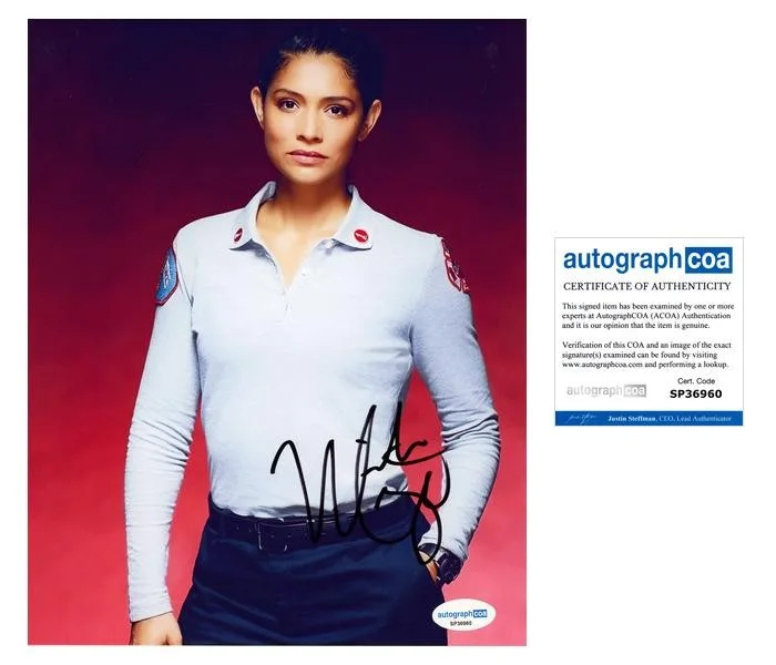 Miranda Rae Mayo — Miranda Rae Mayo "Chicago Fire" AUTOGRAPH Signed 'Stella Kidd' 8x10 Photo B ACOA