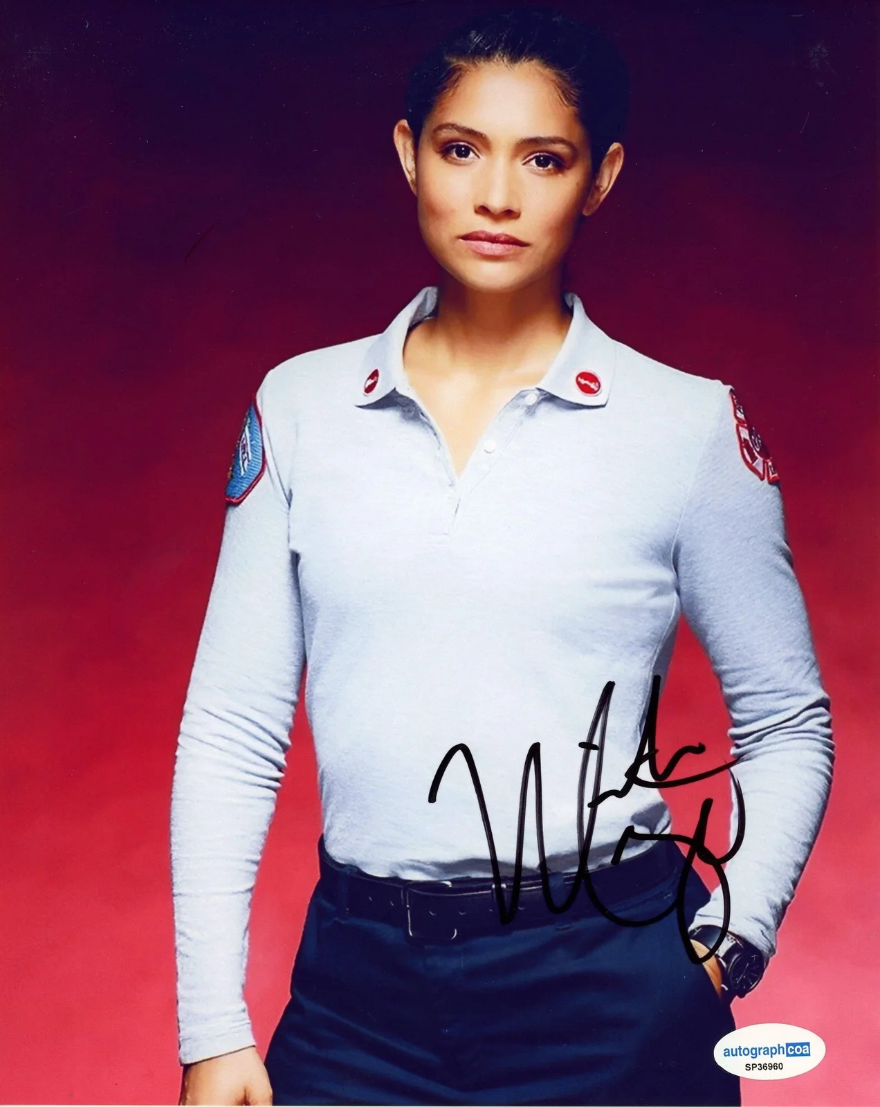 Miranda Rae Mayo — Miranda Rae Mayo "Chicago Fire" AUTOGRAPH Signed 'Stella Kidd' 8x10 Photo B ACOA, изображение 2