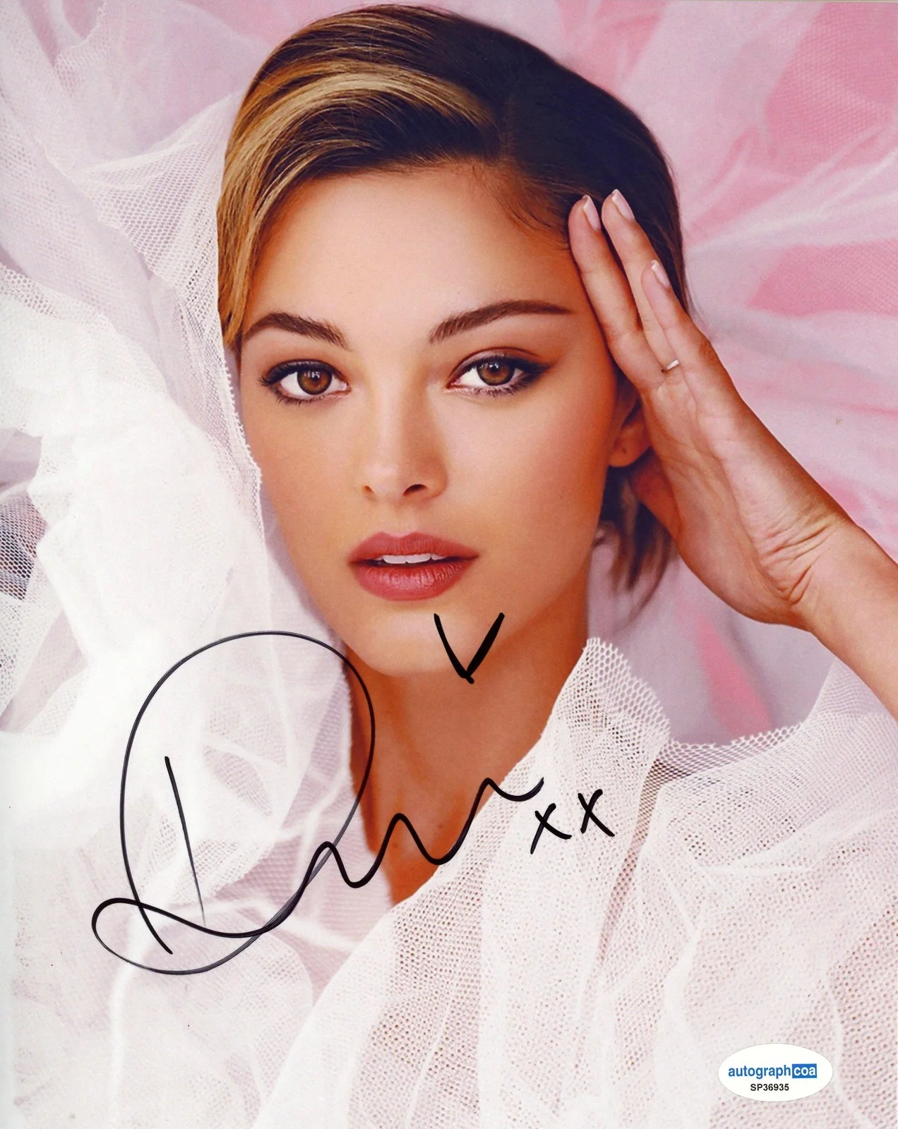 Demi-Leigh Tebow — Demi-Leigh Tebow "Miss Universe 2017" AUTOGRAPH Signed 8x10 Photo ACOA, изображение 2