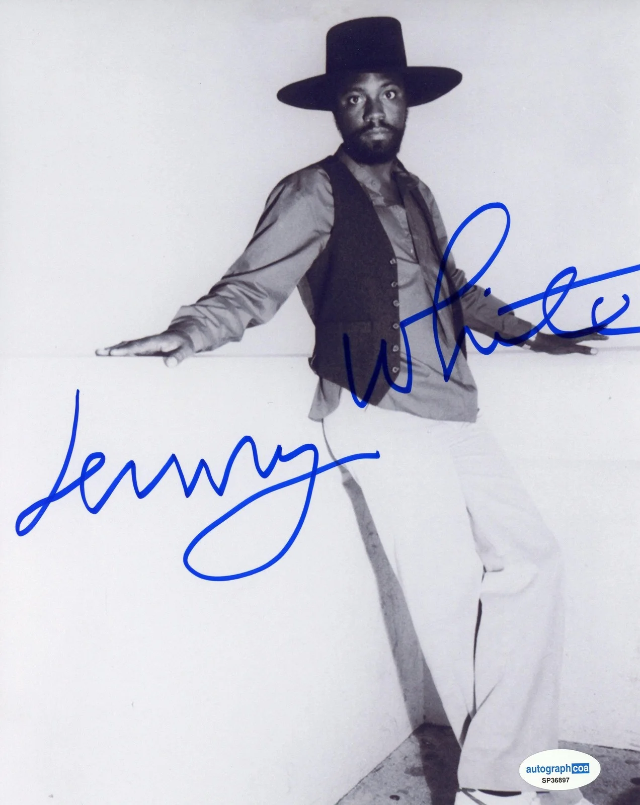 Lenny White — Lenny White "Return to Forever" Drummer AUTOGRAPH Signed 8x10 Photo ACOA, изображение 2