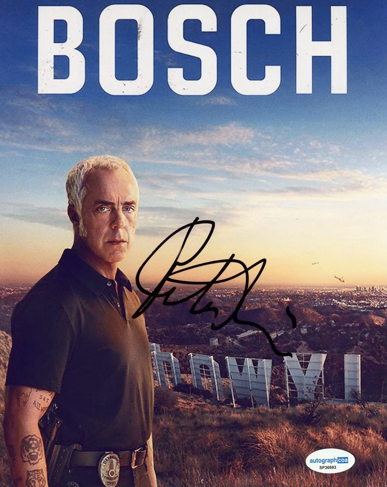Titus Welliver — Titus Welliver "Bosch" AUTOGRAPH Signed 'Harry Bosch' 8x10 Photo F ACOA, изображение 2