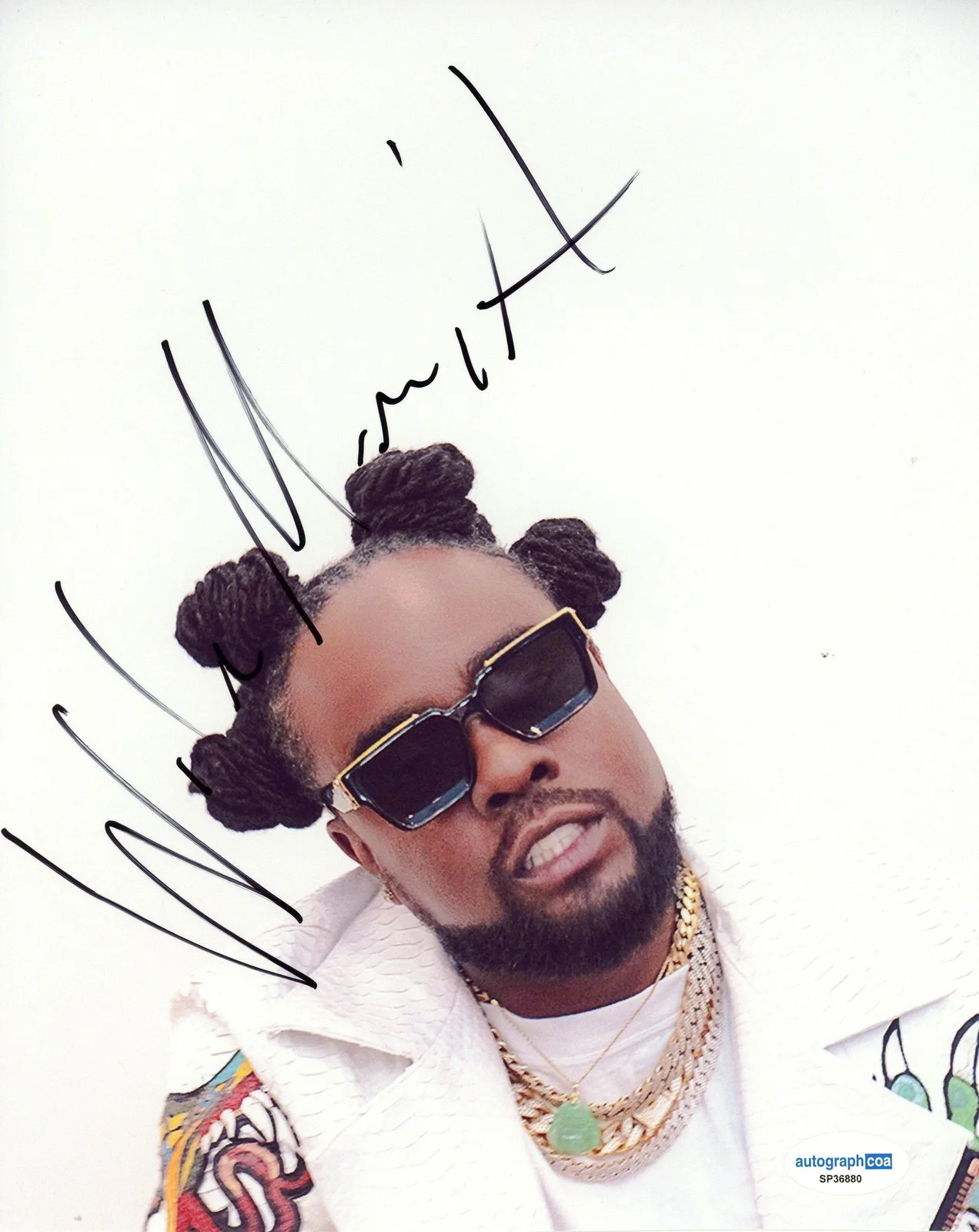 Wale — Wale "Ambition" Rapper AUTOGRAPH Signed Autographed 8x10 Photo C ACOA, изображение 2