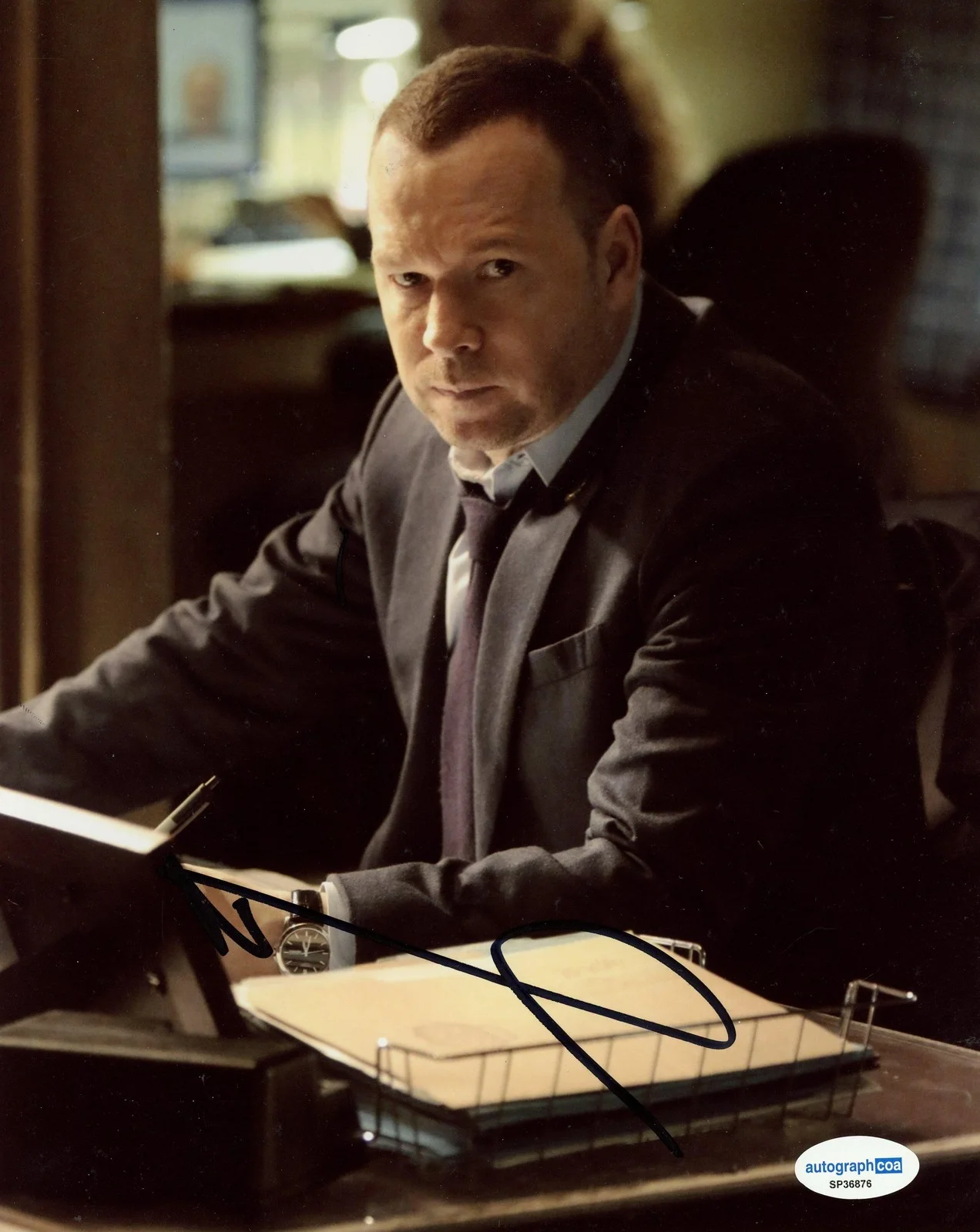 Donnie Wahlberg — Donnie Wahlberg "Blue Bloods" AUTOGRAPH Signed 'Danny Reagan' 8x10 Photo G ACOA, изображение 2