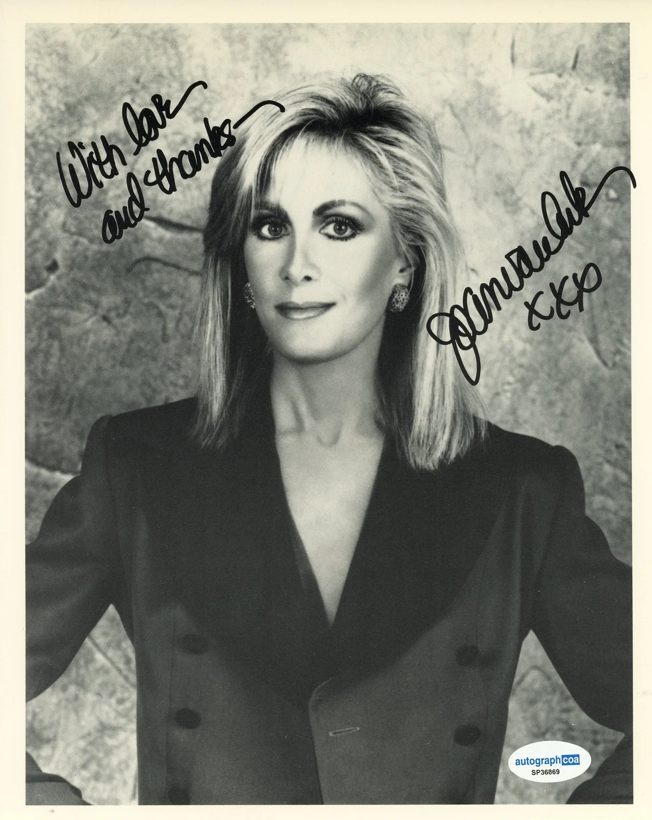 Joan Van Ark — Joan Van Ark "Knots Landing" AUTOGRAPH Signed Autographed 8x10 Photo ACOA, image 2