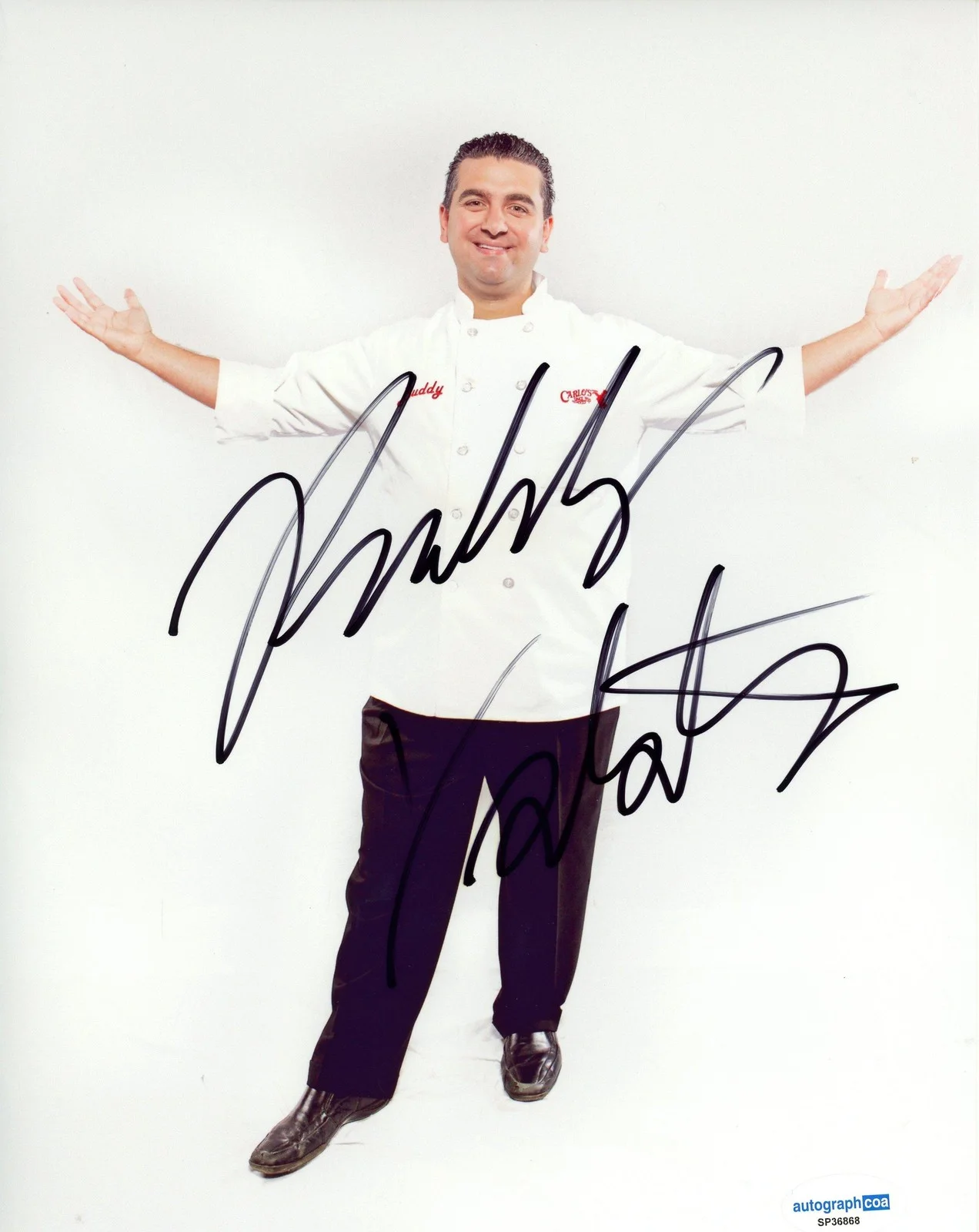 Buddy Valastro — Buddy Valastro "Cake Boss" Baker AUTOGRAPH Signed Autographed 8x10 Photo ACOA, изображение 2
