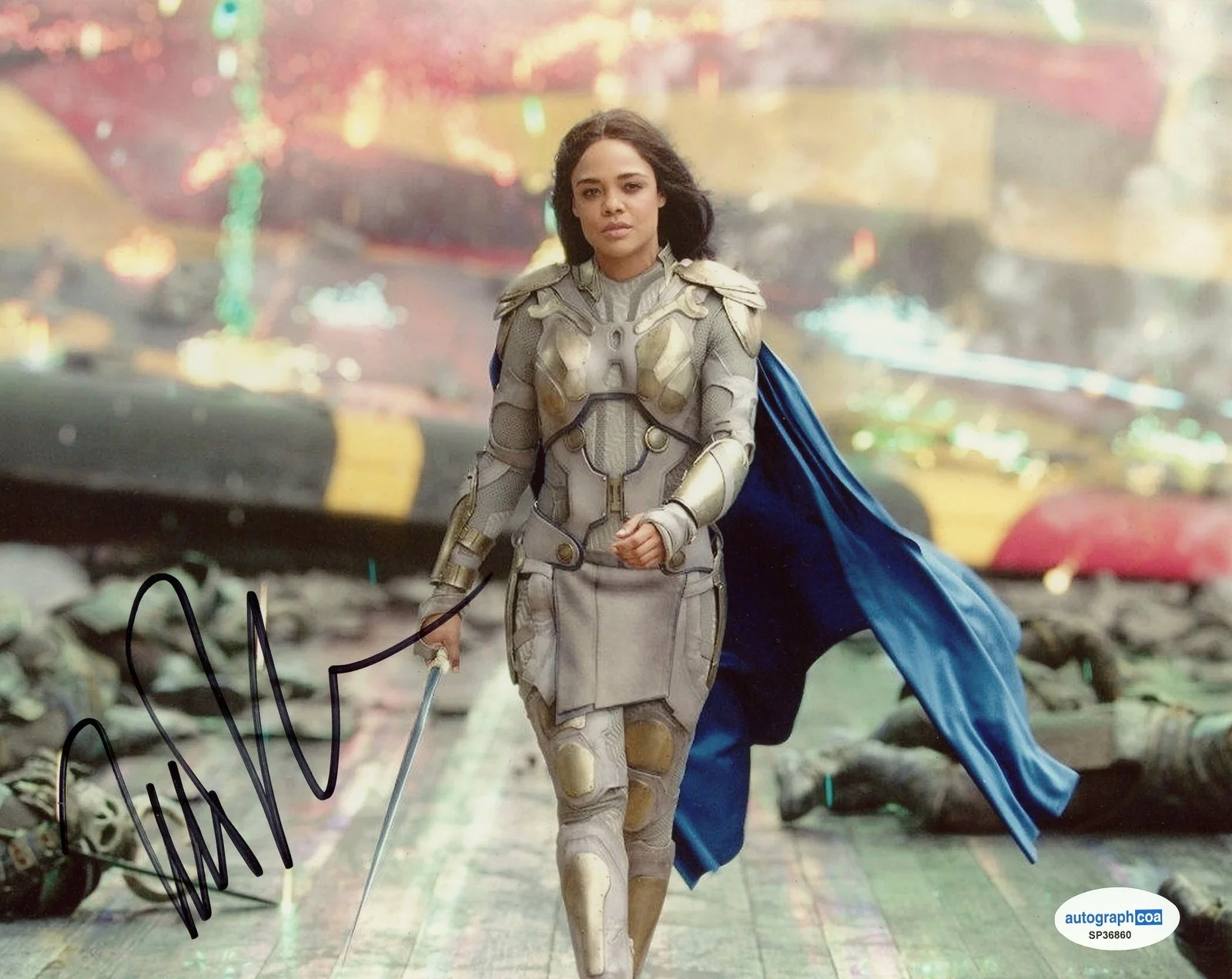 Tessa Thompson — Tessa Thompson "Thor: Ragnarok" AUTOGRAPH Signed 'Valkyrie' 8x10 Photo ACOA, изображение 2