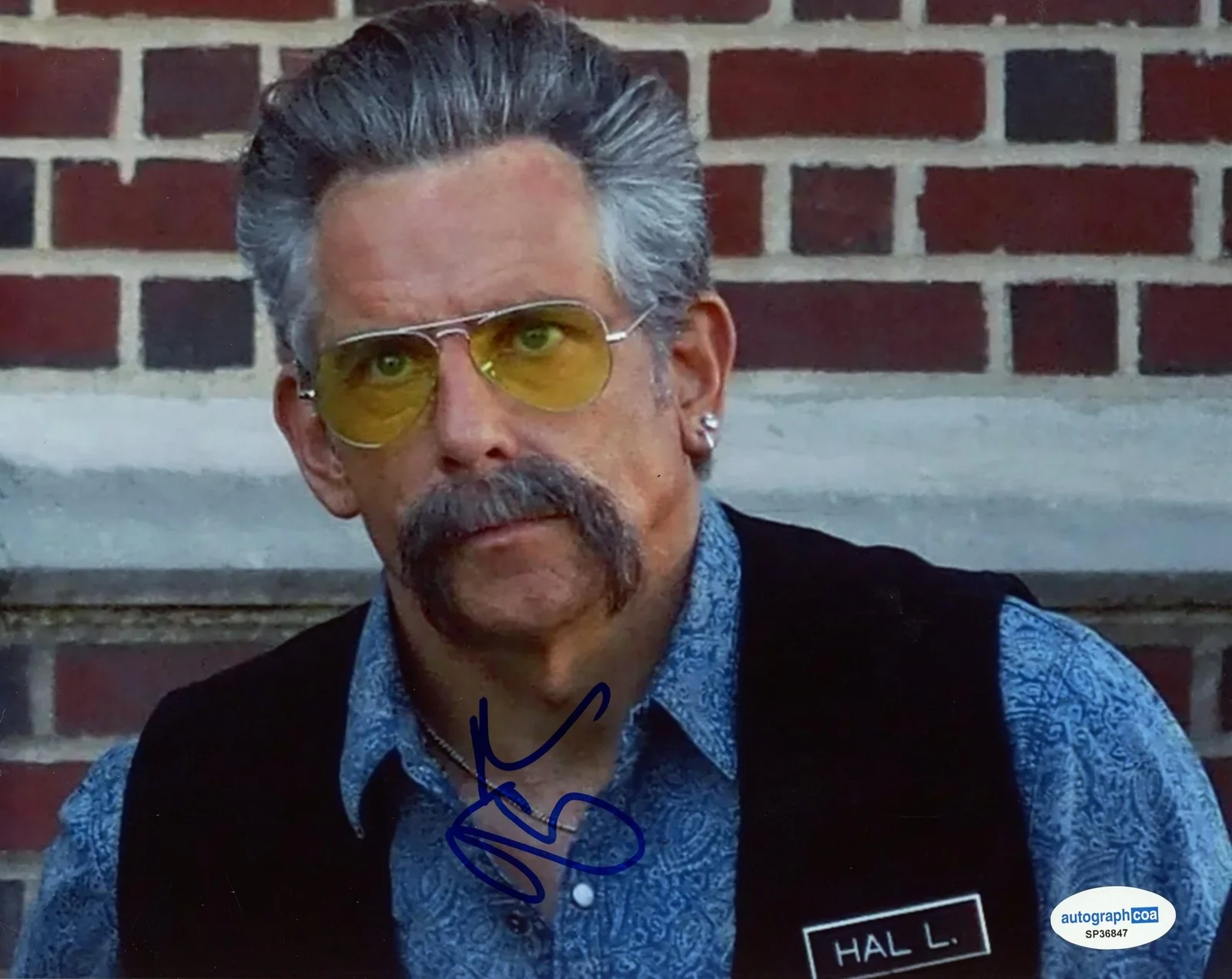 Ben Stiller — Ben Stiller "Happy Gilmore 2" AUTOGRAPH Signed 'Hal L.' 8x10 Photo ACOA, изображение 2