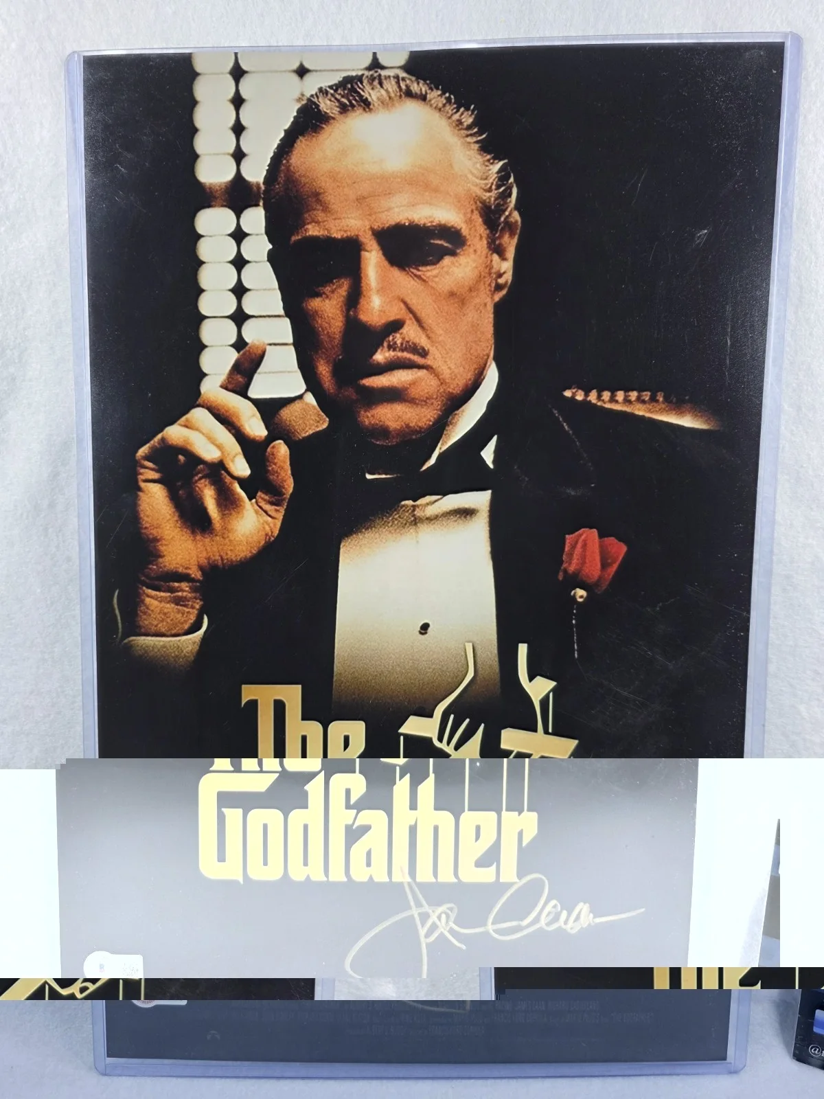 James Caan — James Caan Autograph 17X11 The Godfather Movie Poster Photo Beckett Witness, изображение 5