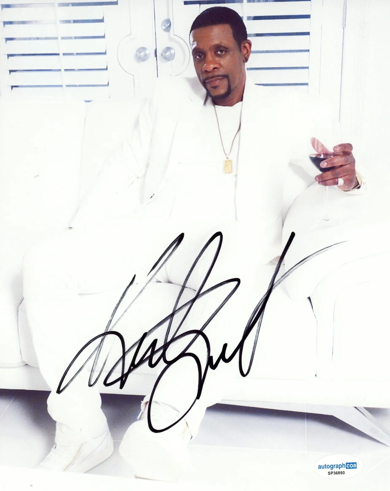 Keith Sweat — Keith Sweat "Make It Last Forever" Singer AUTOGRAPH Signed 8x10 Photo ACOA, изображение 2