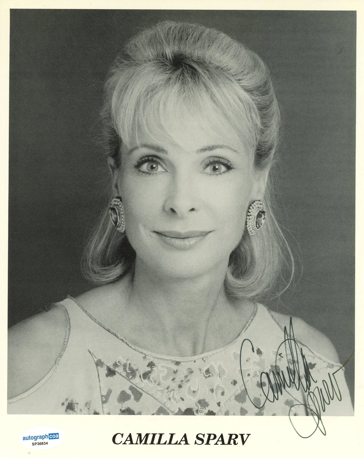 Camilla Sparv — Camilla Sparv "Dead Heat on a Merry-Go-Round" AUTOGRAPH Signed 8x10 Photo ACOA, изображение 2
