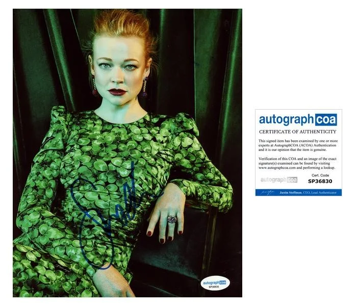 Sarah Snook — Sarah Snook "Succession" AUTOGRAPH Signed Autographed 8x10 Photo ACOA
