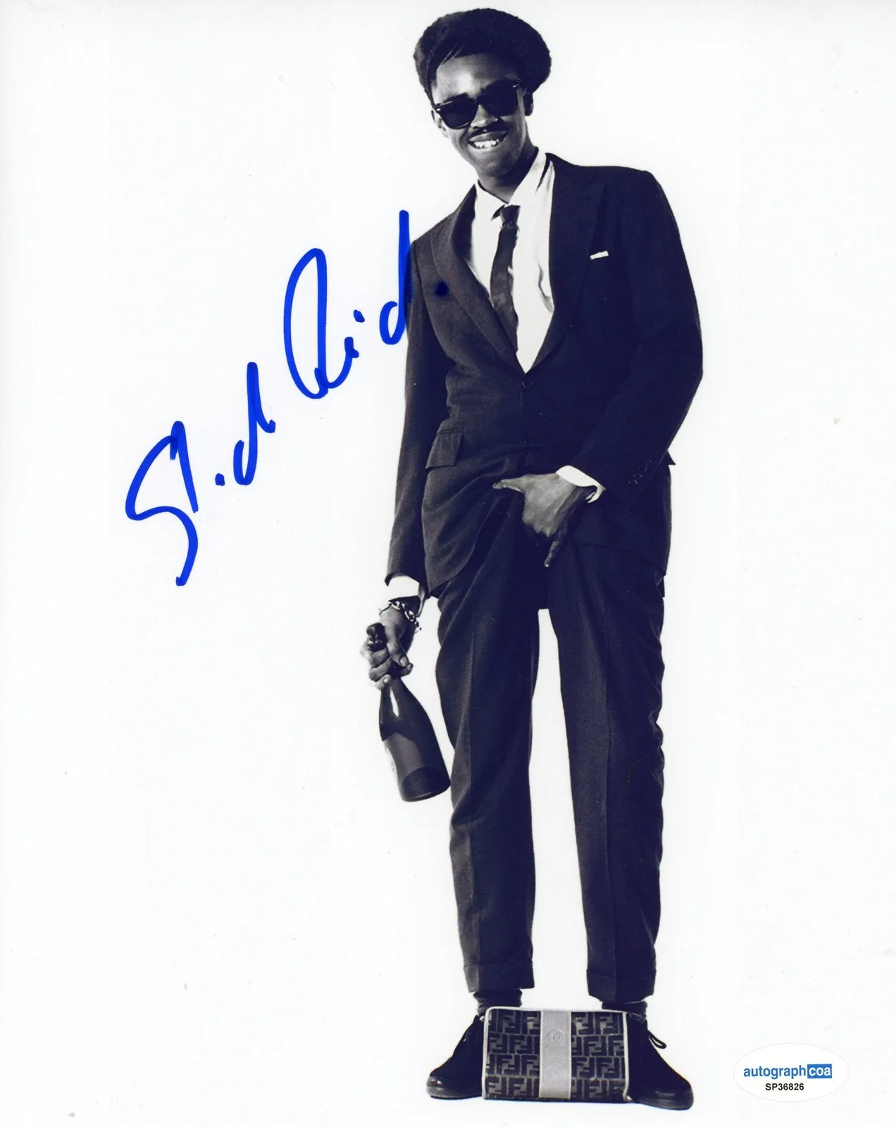 Slick Rick — Slick Rick "The Ruler" Rap Hip Hop AUTOGRAPH Signed 8x10 Photo B ACOA, image 2
