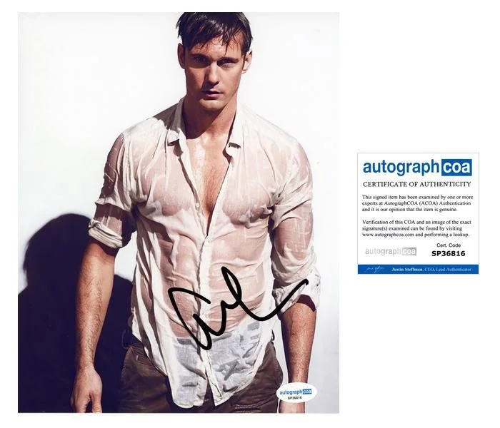 Alexander Skarsgård — Alexander Skarsgard "True Blood" AUTOGRAPH Signed Autographed 8x10 Photo ACOA